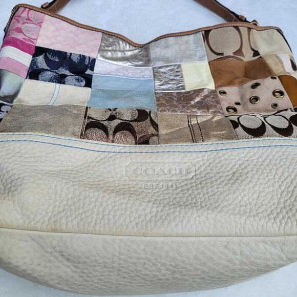 Coach Patchwork Leather Tote - Picture 8 of 12